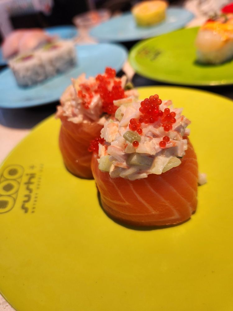Food from Sushi Plus Rotary Sushi Bar