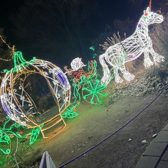 River Of Lights - Cinderella's pumpkin carriage and horse - Festivals Near Me - Albuquerque, New Mexico