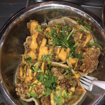 The Block - Chicken thigh tacos from Balo 4/5 - Asian Fusion Near Me - Annandale, Virginia
