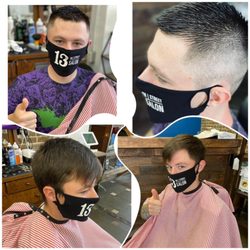 13th Street Salon & Barber - Barber Shay doing what she does best!