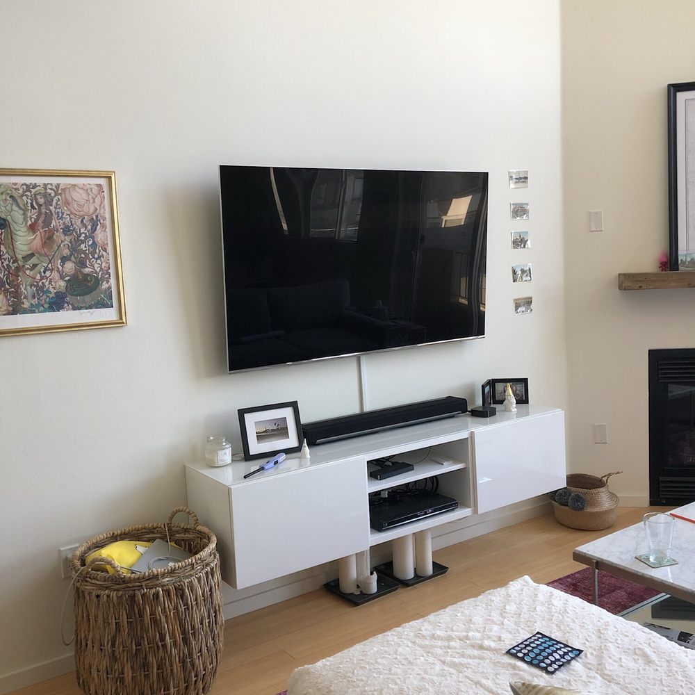 Jack Mazur - Jack helped me mount my TV but also helped me build my floating media console while mounting it to the wall. - Carpenters Near Me