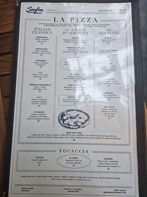 Menu photo 2 Serafina Tribeca New York, NY