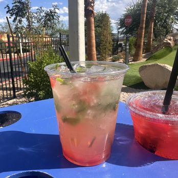 PopStroke - Watermelon mint cocktail - Mini Golf Near Me - Paradise, Nevada PopStroke - Watermelon mint cocktail - Mini Golf Near Me - Paradise, Nevada