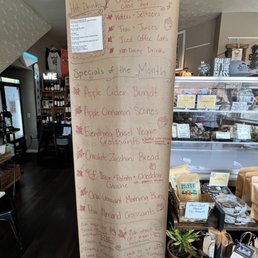 September 2026 menu