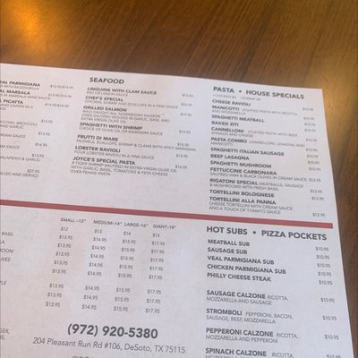 Menu photo 3 Roma's Italian Bistro DeSoto, TX Menu photo 3 Roma's Italian Bistro DeSoto, TX