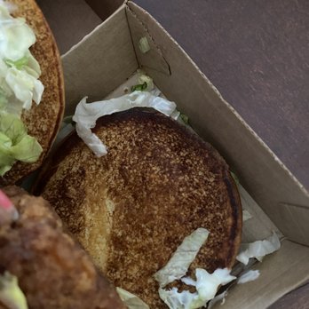 McDonald's - My Deluxe crispy chicken sandwich was burned, had no cheese as requested.  Ordered cookies and didn't receive them! - Fast Food Near Me - Seabrook, Maryland