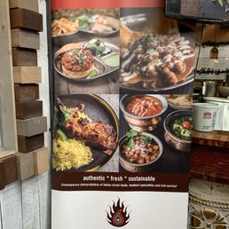 Banner with food photos Banner with food photos