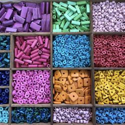 Mykonos Beads - Matte Ceramic Beads