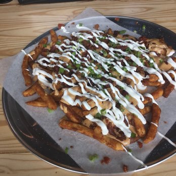 Slow Rise Slice House - Bacon cheesy fries... a MUST - Pizza Near Me - Waco, Texas
