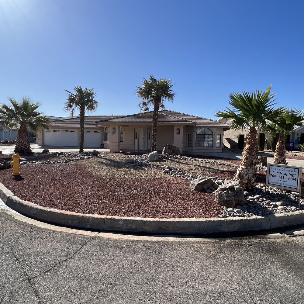 Gary Swank Landscaping - the front of the home - Landscaping Near Me - Victorville, California Gary Swank Landscaping - the front of the home - Landscaping Near Me - Victorville, California