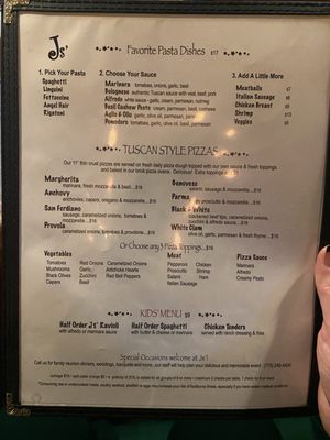 Menu photo 2 Js' Old Town Bistro Dayton, NV Menu photo 2 Js' Old Town Bistro Dayton, NV