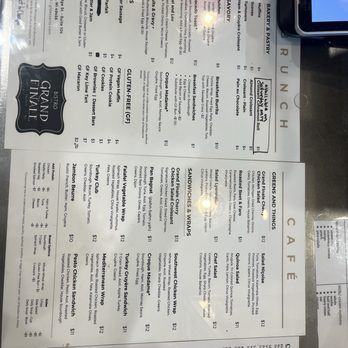 Grand Finale Bistro & Cafe - Menu - Bakeries Near Me - Spring Lake, Michigan Grand Finale Bistro & Cafe - Menu - Bakeries Near Me - Spring Lake, Michigan