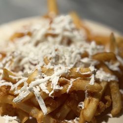 BESO Restaurant - French Fries with Shredded Feta Cheese