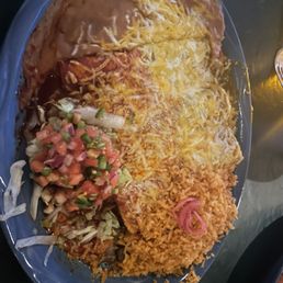 Tres enchiladas