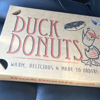 Duck Donuts - Will it make it home before I open the box? NO! - Donuts Near Me - Chandler, Arizona Duck Donuts - Will it make it home before I open the box? NO! - Donuts Near Me - Chandler, Arizona