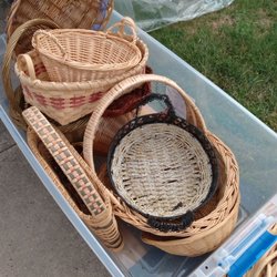 Carol's Closet - Hand woven baskets.
