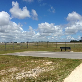 Aviation Discovery  Park - View of airport from park - Parks Near Me - Pensacola, Florida