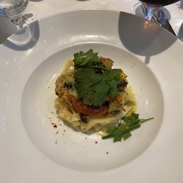 Tagliatelle with shrimp and roasted tomato Tagliatelle with shrimp and roasted tomato