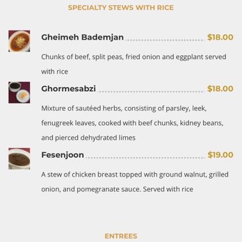 Raffi's Place - Menu - Middle Eastern Near Me - Glendale, California