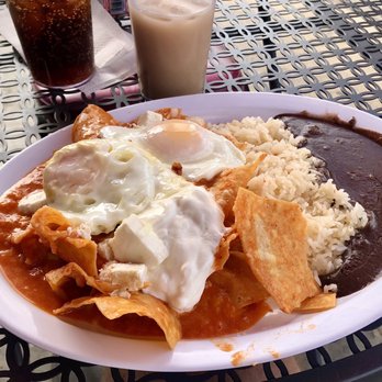 California Grill Restaurant - Chilaquiles con Huevo - Mexican Near Me - Los Angeles, California