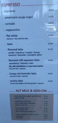 Menu photo 6 Mono Coffee Lakewood, CA Menu photo 6 Mono Coffee Lakewood, CA