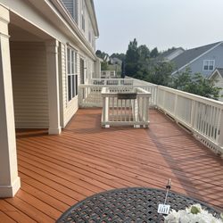 Raymond Painting & Carpentry - Staining deck