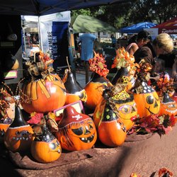 The Art Room - We love painting Jack-o-lantern gourds every fall!