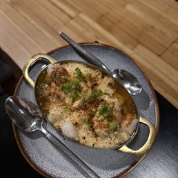 * Baked Mussels and Scallops