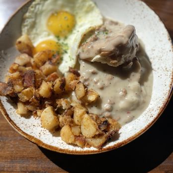 First Watch - Biscuits & Turkey Sausage Gravy With Eggs - Breakfast & Brunch Near Me - Bloomingdale, Illinois