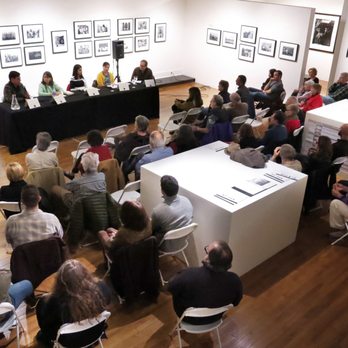 Etherton Gallery - Crowd at the Conversations with the Dead Prison Panel discussion. - Art Galleries Near Me - Tucson, Arizona