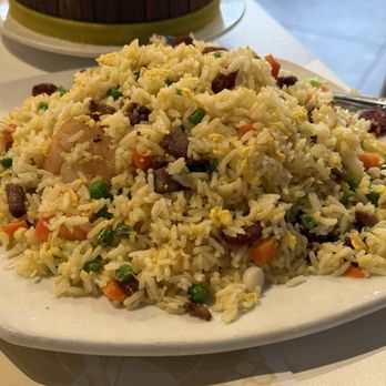 Sam Woo Cafe - Young Chow Fried Rice with added Lap Cheong ($2.00 extra) - Desserts Near Me - Artesia, California Sam Woo Cafe - Young Chow Fried Rice with added Lap Cheong ($2.00 extra) - Desserts Near Me - Artesia, California