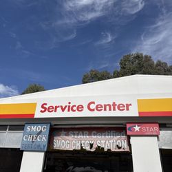 Clear Blue Test Only Smog Station - Front of the Smog check Place