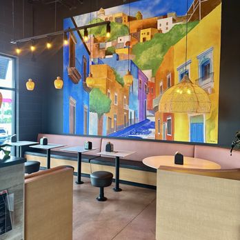 Taco Dirty - Beautiful mural in the dining area - Tacos Near Me - Riverview, Florida