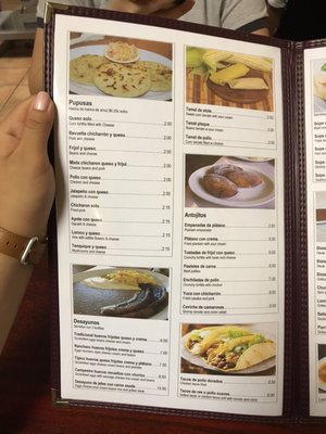 Menu photo 5 Pupuseria Las Americas Hackensack, NJ