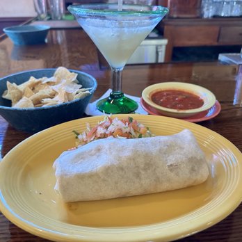 Pepe's Mexican Restaurant - Chile verde burrito and the tastiest margarita! - Mexican Near Me - Goleta, California