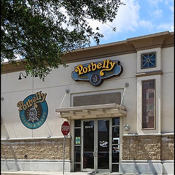 Potbelly - Back door. Opens onto large parking area - Sandwiches Near Me - Webster, Texas Potbelly - Back door. Opens onto large parking area - Sandwiches Near Me - Webster, Texas
