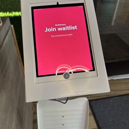 Put your name and number to be on the waitlist