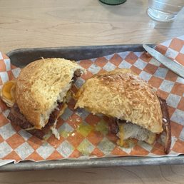 The All American Bagel on Asiago