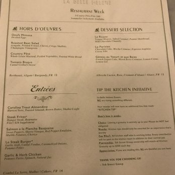 La Belle Helene - Queen's feast menu - French Near Me - Charlotte, North Carolina La Belle Helene - Queen's feast menu - French Near Me - Charlotte, North Carolina
