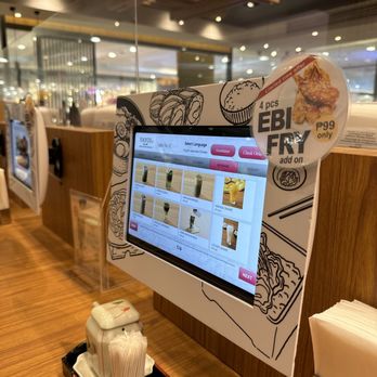 Yayoi - If you don't want a booth or table you get a kiosk - Japanese Near Me - Manila, NCR