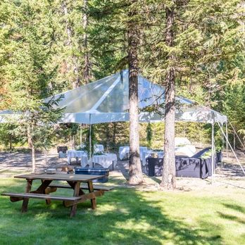 Barn Door Event Rentals - Tent fits perfect - Party Equipment Rentals Near Me - Columbia Falls, Montana