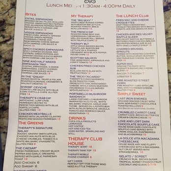 Therapy - Menu (October 2016) - Bars Near Me - Las Vegas, Nevada Therapy - Menu (October 2016) - Bars Near Me - Las Vegas, Nevada