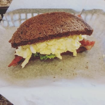 Yankee Bean - Egg Salad on toasted Pumpernickel Bread. - Sandwiches Near Me - Tarpon Springs, Florida Yankee Bean - Egg Salad on toasted Pumpernickel Bread. - Sandwiches Near Me - Tarpon Springs, Florida