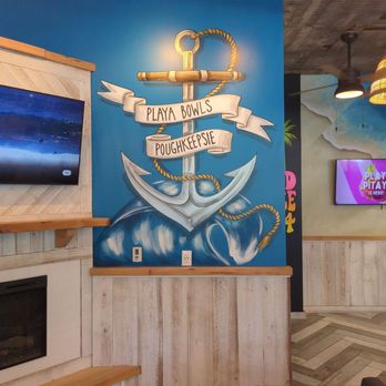 Playa Bowls - an anchor and a banner on the wall - Juice Bars & Smoothies Near Me - Poughkeepsie, New York Playa Bowls - an anchor and a banner on the wall - Juice Bars & Smoothies Near Me - Poughkeepsie, New York