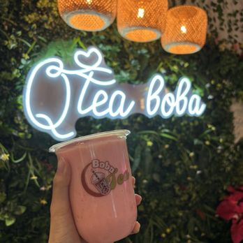 Qtea Boba - Strawberry Banana Smoothie - Bubble Tea Near Me - Sherman Oaks, California Qtea Boba - Strawberry Banana Smoothie - Bubble Tea Near Me - Sherman Oaks, California