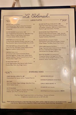 Menu photo 6 Le Colonial Lake Forest Lake Forest, IL Menu photo 6 Le Colonial Lake Forest Lake Forest, IL
