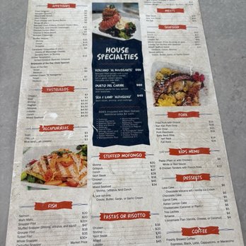 El Navegante - Menú - Seafood Near Me - Naguabo, Puerto Rico
