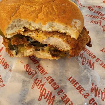 Mighty Fine Burgers University Oaks - Chicken sandwich - Burgers Near Me - Round Rock, Texas