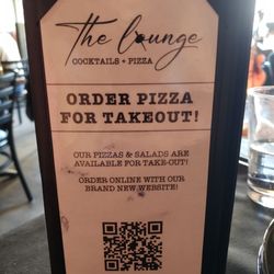 The Lounge Cocktails + Pizza - They do pizza take out