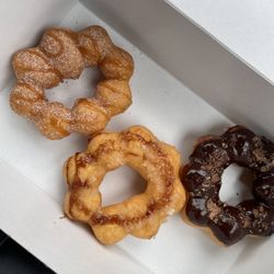 Mochinut - L to R Churro, Apple Pie, Chocolate